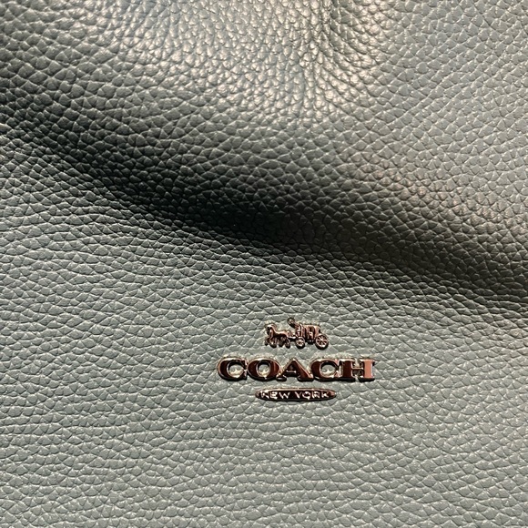 Coach Edie 31 pebbled leather silver/sage - Picture 5 of 6